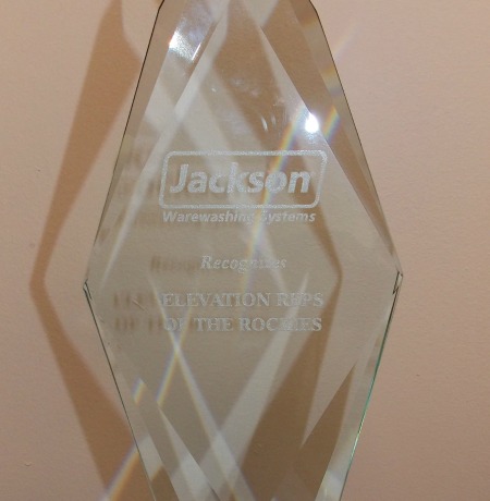jackson wws, jackson warewashing, elevation reps of the rockies, 2015 rep group of the year, rep group of the year, jackson